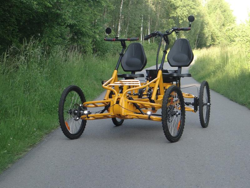 Budowa roweru czterokołowego