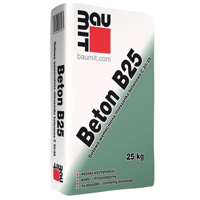 Jak obliczyć ilość cementu potrzebnego na metr betonu B25?