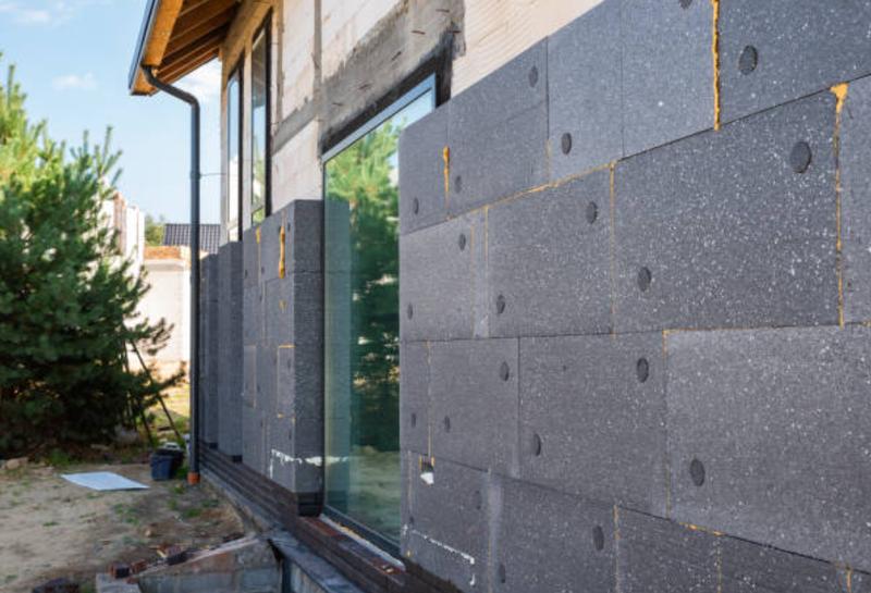 Przetarcie styropianu grafitowego