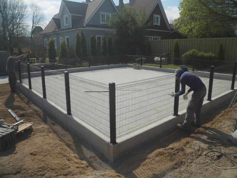 Budowa fundamentu ogrodzenia