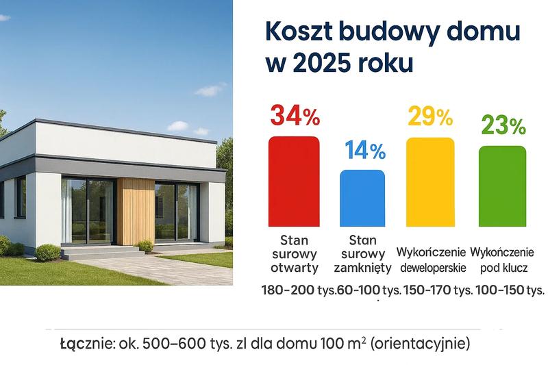 Koszty budowy domu 140 m2