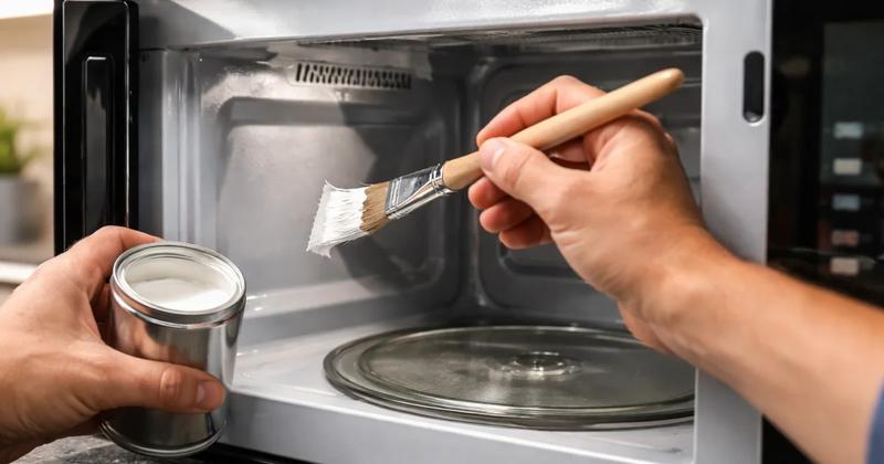 Jaką farbą odświeżyć kuchenkę mikrofalową, by zyskała nowy blask?